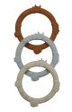 Loulou Lollipop Teething Ring Set - Ginger Honey