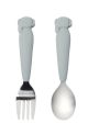 Loulou Lollipop Toddler Spoon and Fork Set - Elephant