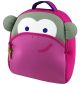 DabbaWalla Machine Washable Preschool Backpack - Pink Monkey