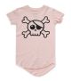 Nununu Raw Skull T-shirt - Powder Pink