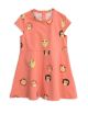 Mini Rodini Monkey Aop SS Dress Pink