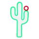 SunnyLife Cactus Neon LED Wall Large USA