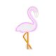 SunnyLife Flamingo Neon LED Wall Small USA