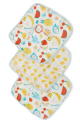 Loulou Lollipop Washcloth 3-pieces Set - Cutie Fruits