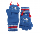 FlapjackKids Knitted Fingerless Gloves with Mitten Flap - Monster Medium (2-4Yrs)