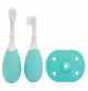 Marcus & Marcus 3-Stage Palm Grasp Toothbrush Set - Blue 12M+