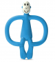 Matchstick Monkey Monkey Silicone Teether with BioCote in Blue