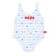 Condor Sea Animals Swimsuit With Small Bows UPF50 Light Blue Azulclar 429