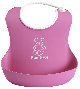 BabyBjorn Soft Bib - Pink 4 Months+