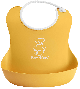 BabyBjorn Soft Bib - Yellow 4 Months+