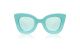 Sons + Daughters Sunglasses Cat-Cat Aqua