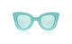 Sons + Daughters Sunglasses Cat-Cat Aqua