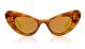 Sons + Daughters Sunglasses Josie Creme Brulee with Mirror