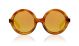 Sons + Daughters Sunglasses Lenny Yellow Creme Brulee with Mirror