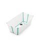 Stokke Flexi Bath Bundle with Heat Sensitive Plug V2 - White Aqua@