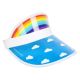 SunnyLife Retro Sun Visor Rainbow%