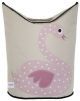3 Sprouts Laundry Hamper swan