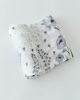 Little Unicorn Deluxe Muslin Swaddle Single Blue Windflower