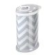 Ubbi Diaper Pail Grey Chevron