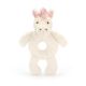 Jellycat Bashful Unicorn Ring Rattle