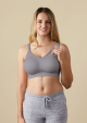 Bravado Designs The Body Silk Seamless Nursing Bra - Silver Belle Size XL