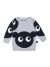 Huxbaby Shadow Bear Knit Jumper - Grey Marle