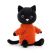 Jellycat Knitten Kitten Tangerine