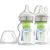 Dr Brown's Natural Flow Options Wide Neck Glass Bottle - 5oz 150ml 2pack