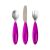 boon FLATWARE Utensils 3Pk - Purple