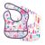 Bumkins Starter Bib 2Pack Girl WaterColour Flower 3-9m