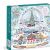 Galison Michael Storrings Alpine Village Snowglobe Foil Puzzle 500 Pieces
