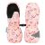 Jan & Jul Cozy-Dry Waterproof Rain Mittens - Pink Rainbow - S