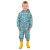 Jan & Jul Kids Cozy-Dry Rain Play Suit Fleece Lined - Under Construction - 4T