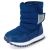 Jan & Jul Toasty-Dry Tall Puffy Winter Boots Navy US6.5