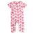 Aden & Anais Short Sleeve Kimono One-Piece - Cubic Berry shibori (3-6m)