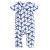 Aden & Anais Short Sleeve Kimono One-Piece - Cubic Indigo Shibori (9-12m)