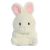 Aurora Rolly Bunbun Bunny White 5in