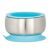 Avanchy Stainless Steel Stay Put Suction Bowl Blue