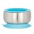 Avanchy Stainless Steel Stay Put Suction Bowl Blue