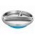 Avanchy Stay Put Toddler Stainless Suction Plate Blue