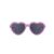 Babiators Heart Non-Polarized Sunglasses - OOH Lavender - 3-5 Years