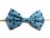 Baby Wisp Headband Fan Out Bow Print - Blue 3-12m