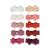 Baby Wisp Tuxedo Bow Snap Clips Coral - 10pk