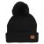 Babyfied Apparel PomPom Toque - Black - 0-6M