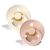 BIBS Pacifier Original COLOUR Latex 2 Pack Size 1 (0-6m)  - Ivory & Blush