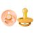 BIBS Pacifier Original COLOUR Latex 2 Pack Size 1 (0-6m) - Peach Sunset & Honey Bee