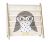 3 Sprouts Book Rack owl