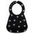 Bumkins Silicone Bib - Disney Mickey Mouse B+W