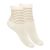 Condor Ceremony Striped Short Socks with Transparencies Cava 303 (Beige)