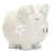 Child to Cherish Night Light Piggy Bank - White